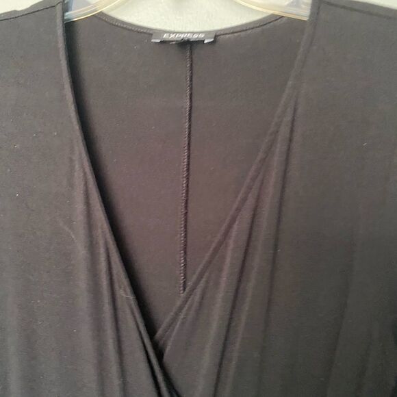 Black express wrap dress XS - Picture 2 of 7
